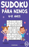 Sudoku Para Niños 6-8 Años: 200 Sudoku para Niños de 6-8 Años - Guía, Pro Tips y Soluciones Incluidas - Large (Vol. 4)