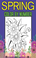 Spring Color By Number: A Spring Color By Number Coloring Book with Spring Scenes, Butterflies, Flowers, Nature, Color By Number Coloring Books)