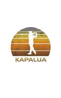 Kapalua: Maui Hawaii Notebook With Lined College Ruled Paper For Fans Of Golf & Golfer Gifts. Stylish Vintage Hawaiian Sunset Golfing Journal Diary Notepad S