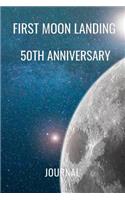 First Moon Landing 50th Anniversary Journal