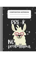 Pre-K No Prob-llama - Composition Notebook
