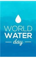 World Water Day: Personalised Sustainability Notebook in Half-Letter Size (Lined Soft Cover)