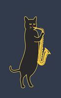 Cats and Saxophones: Notebook for cat lovers and Saxophone Players