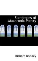 Specimens of Macaronic Poetry
