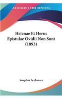 Helenae Et Herus Epistulae Ovidii Non Sunt (1893)