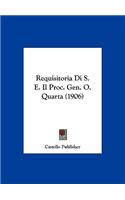 Requisitoria Di S. E. Il Proc. Gen. O. Quarta (1906)