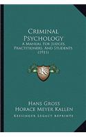 Criminal Psychology