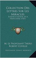 Collection Des Lettres Sur Les Miracles