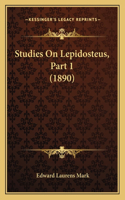 Studies On Lepidosteus, Part 1 (1890)