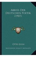 Abriss Der Deutschen Poetik (1907)