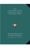 The Structure Of The Pharyngeal Bars Of Amphioxus (1893)