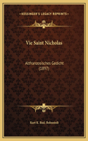 Vie Saint Nicholas