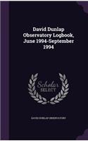 David Dunlap Observatory Logbook, June 1994-September 1994