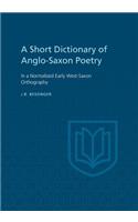 Short Dictionary of Anglo-Saxon Poetry