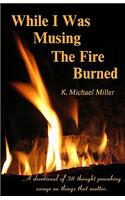 While I Was Musing The Fire Burned