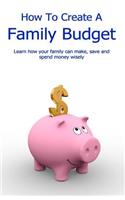How To Create A Family Budget