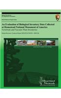 Evaluation of Biological Inventory Data Collected at Homestead National Monument of America Vertebrate and Vascular Plant Inventories