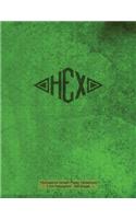 Hexagonal Graph Paper Notebook 1 cm hexagons - 160 pages