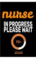 Nurse in Progress Please Wait 75% 2020