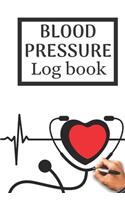 Blood pressure log book: Blood pressure tracker - Logbook 6 x 9 inches x 120 pages - Blood pressure journal book - medical diary blood pressure for 4080 recordings