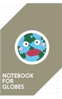 Notebook for Globes: Dotted Journal with Kissing earth Design - Cool Gift for a friend or family who loves world presents! - 6x9" - 180 White dotted pages - You Can Use 