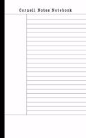 Cornell Notes Notebook: Notes Taking System for High School Adult Student with College Ruled Lines Composition