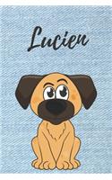 personalisiertes Notizbuch Hunde / Malbuch / Tagebuch / Journal / DIN A5 / Geschenk Lucien