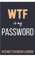 WTF Is My Password Internet Password Logbook