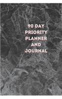 90 Day Priority Planner and Journal