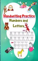 Handwriting practice numbers and letters