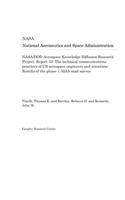 Nasa/Dod Aerospace Knowledge Diffusion Research Project. Report 33: The Technical Communications Practices of Us Aerospace Engineers and Scientists: Results of the Phase 1 AIAA Mail Survey