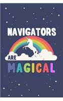 Navigators Are Magical Journal Notebook: Blank Lined Ruled for Writing 6x9 120 Pages