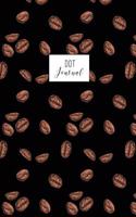 Dot Journal: Black, 8.5 x 11 Dotted, Coffee Softcover(Dot Journal Planner)