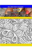 Barbet Coloring Diet Exercise Log Book