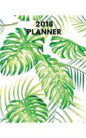 2018 Planner: Calendar Schedule Organizer and Journal Notebook. Monthly Goals, Distraction To Avoid, Monthly Wins And Insights Gained for each Month With Inspirat