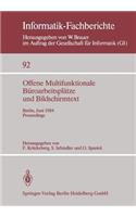 Offene Multifunktionale Büroarbeitsplätze Und Bildschirmtext