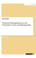 Politische Wirkungsbilanzen in der Wirtschafts-, Sozial- und Bildungspolitik