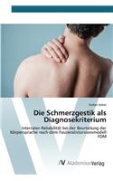 Schmerzgestik als Diagnosekriterium
