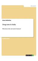 Drug tests in India