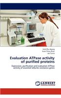 Evaluation ATPase activity of purified proteins