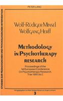 Proceedings of the 1st European Conference on Psychotherapy Research, Trier, 1981