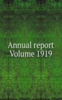 Annual report Volume 1919