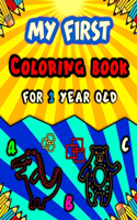 My First Coloring Book For 1 Year Old
