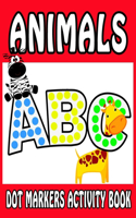 Dot Markers Activity Book ABC Animals