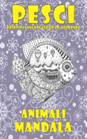 Principianti del libro da colorare - Mandala - Animali - Pesci