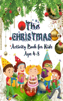 Christmas Activity Book For Kids Ages 4-8