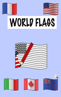 World Flags: flag colouring book: A great geography gift for kids and adults