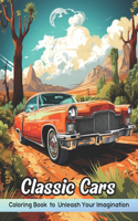 Classic Cars Coloring Book