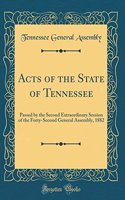 Acts of the State of Tennessee: Passed by the Second Extraordinary Session of the Forty-Second General Assembly, 1882 (Classic Reprint)