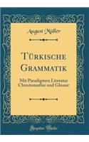 Türkische Grammatik: Mit Paradigmen Literatur Chrestomathie und Glossar (Classic Reprint)